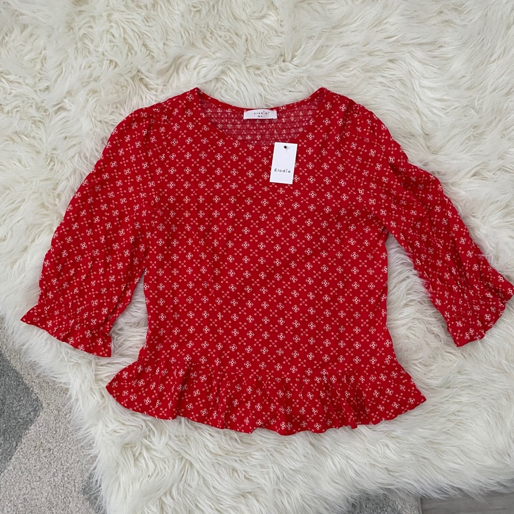 NWT Elodie red top size S Nordstrom